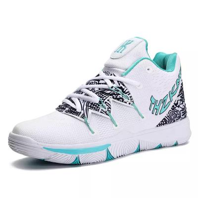 China New Design Sports Shoes Brand Sneakers Big Size Men Breathable Basketball Shoes For Teenagers for sale