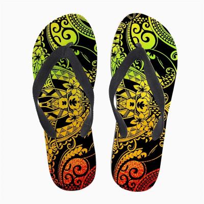 China Damping OEM Shoes Sandals Red Yellow Green Hawaiian Slipper Sneaker for sale