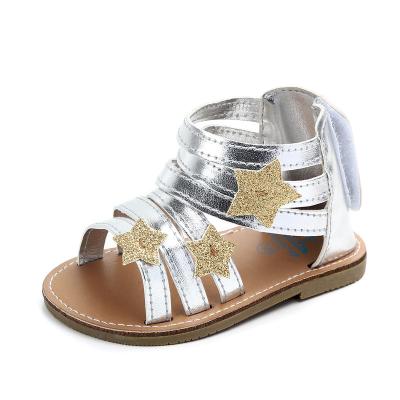 China Anti-odor unique baby high quality hard rubber walking sandals for girls for sale