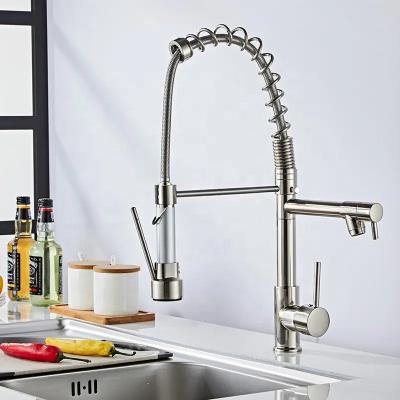 China Sense Faucets Chrome Pating Single Level Brass Sink Faucet CUPC Lower Sprayer Torneira Kitchen Faucets Gourmet Kitchen Faucet for sale