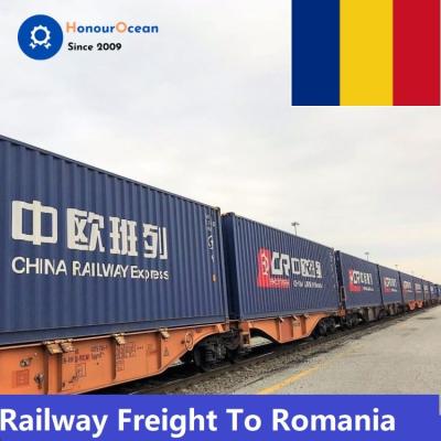 China Storage Service Railway Freight Forwarder Shipping Container DDP Transporting From China Zhejiang Shanghai Shenzhen To Romania for sale