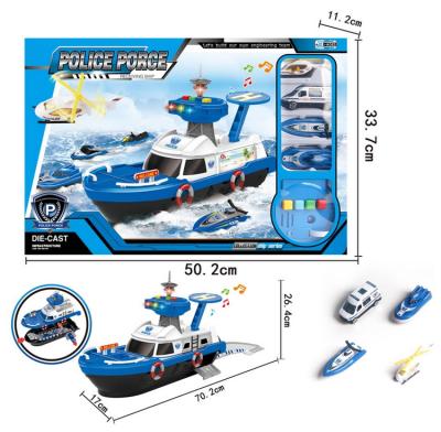 China Large Diecast Boat Toy Latest Design Kids Plastic Boats Cruise Ship Toy For Boy Gift for sale