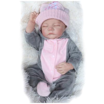 China Cartoon Toy Made In China Superior Quality Soft Silicone Reborn Realistic Baby Dolls With Mlik Bottle for sale