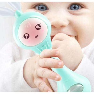 China Musical Toy Attractive Price New Type color beads silicon baby rattle baby play musical toy for sale