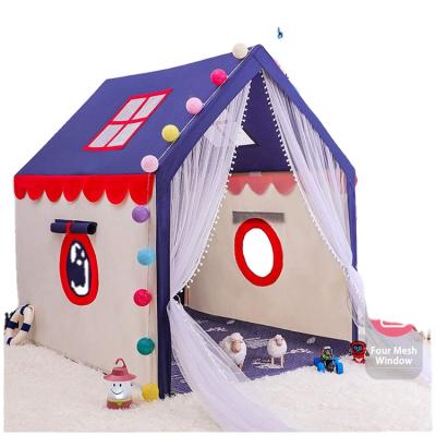 China Soft High-grade Cotton Fabric Kids Play Tent Tunnel Kids Play House Tent for sale