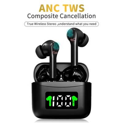 China TWS Popular Seller TWS J5 Earbud Wireless Earphone LED Battery Display Matte Black (True Wireless Stereo) Amazon With Music Earphone J5 Smart Stereo Earbud for sale