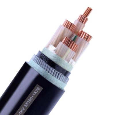 China Underground PVC Insulated Copper Wire Steel Wire Armored PVC Sheathed Power Cables for sale