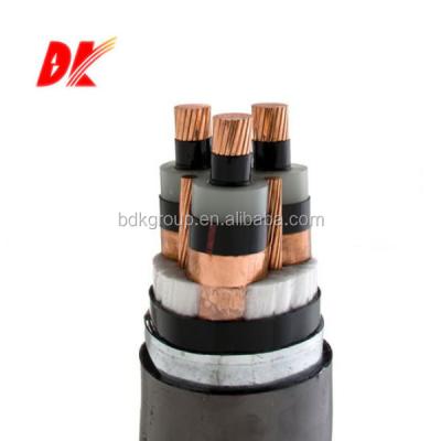 China 3 core 500mcm xlpe industrial fire resistant cable for sale