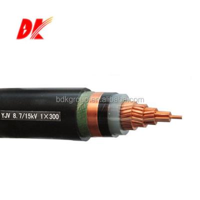 China 105 degree 15kv mv industrial xlpe insulated power cable for sale