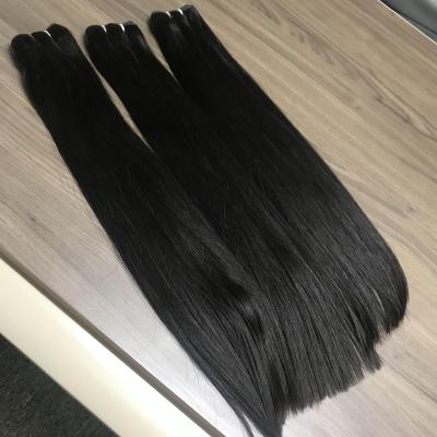 China BMF HAIR 100% Human Hair Straight Double Top Virgin Human Hair Bundles Pulled Bone Straight Hair For Black Woman for sale