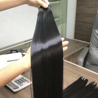 China Wholesale Good Quality Straight Body Wave Double Bundle Bone Bundle Pure BMF Virgin Hair,Brazilian Cuticle Aligned Hair for sale