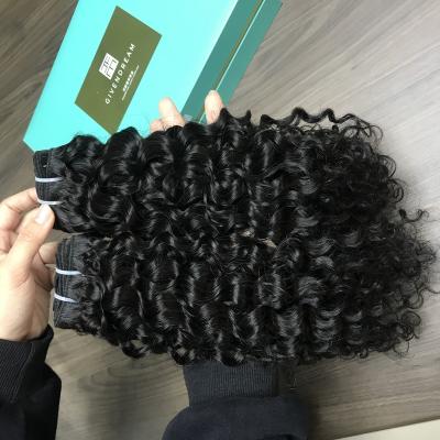 China Cheap Italian Curl Hair Brazilian Hair Bundles Unprocessed Virgin Hair Italian Curly, Bundles and Closure Set for sale