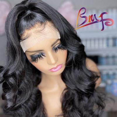 China Cheap Super Thin Body Wave BMF 5X5 HD Lace Front Wig, Virgin Cuticle Aligned Hair Wig, HD Lace Closure Wig For Black Women for sale