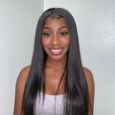 China Straight Wave Pre Plucked Brazilian Swiss Hair 13X4 Hd Lace Frontal Wig For Black Women, Wholesale 100% Human Hair Lace Front Wig for sale