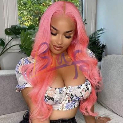 China Cheap 100% Body Wave Raw Double Drawn Hair,Remy Pink Body Wave Hair Bundles Extension,Unprocessed 10a Mink Brazilian Hair Vendor for sale