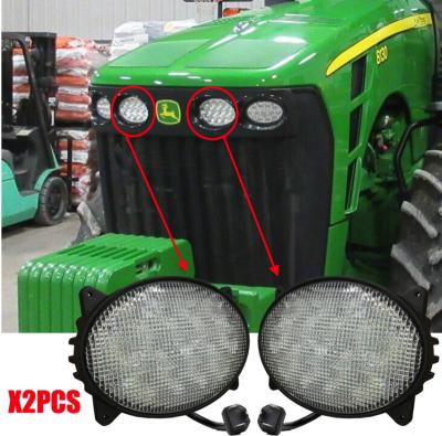 China 65W Die-Casting Aluminum Housing Oval Interior Led Work Lights TL8520 With H4 Socket High Low Beam 13leds 12V 24V Truck Tractor Led Driving Driving Lights for sale