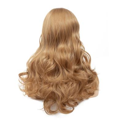 China Wholesale Cheap Regular Wave Blonde 32 Inches Deep Wave HD Lace Synthetic Full Lace Wig 613 for sale