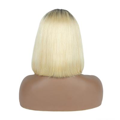 China Front Human Hair Lace Wig Straight Customize Color Blonde Wigs Lace Front 613 Ready To Wear Hair Wig for sale