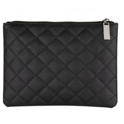 China 2022 new fashion design black make up brush case cosmetic bag PU leather pouch factory sale for sale