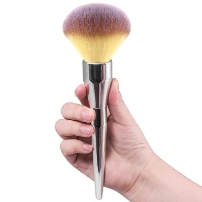 China Angular Blush High Quality Hot Selling Amazon Makeup Brush New Arrival Silver Individual Professional All In One for sale