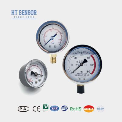 China Stainless Steel Mechanical Pressure Gauge For Machinery Manufacturing Industries for sale