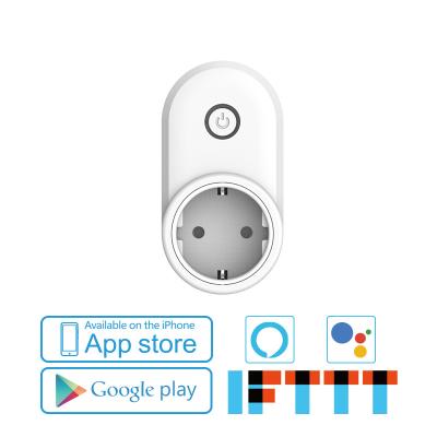 China Alexa Ehco Google Home IFTTT Nest Collaboration Power Wifi Socket Universal Intelligent Smart Radio Smart PC Outlet for sale