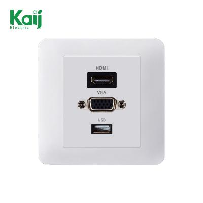 China Durable Wall Switch 3 Gang 2 Way PC Panel Lamp Switch for sale