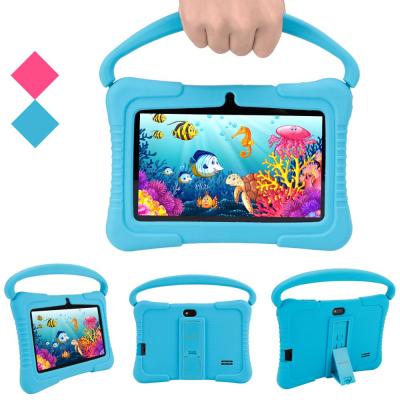 China Best Gift Hard 7 Inch Kids Tablet 1GB 16GB Kids Preinstalled Educational APP 1024x600 Screen Android 10 Tablet PC For Boys Girls for sale