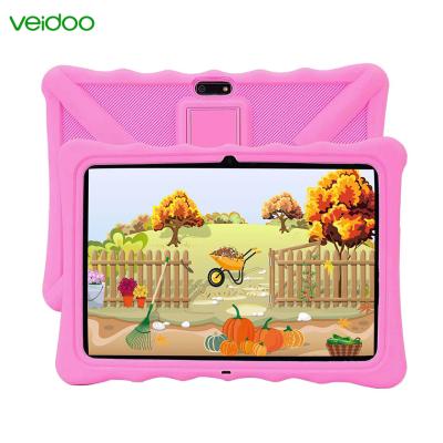 China New Hard 10 Inch 2+32GB Cheap Kids Tablet PC With Silicone Case Quad Core Android Tablet PC For Kids Educational Study for sale