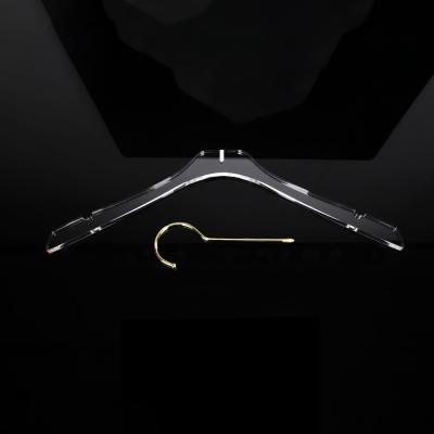 China SHOW Factory Cheap Transparent Acrylic Coat Hanger for sale