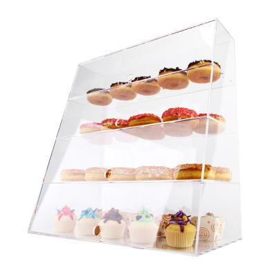 China Eco-friendly new style luxury clear acrylic donut dessert display rack for store for sale