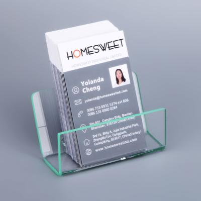 China HOMESWEET European Modern High Quality Acrylic Business Card Display Holder For Office for sale