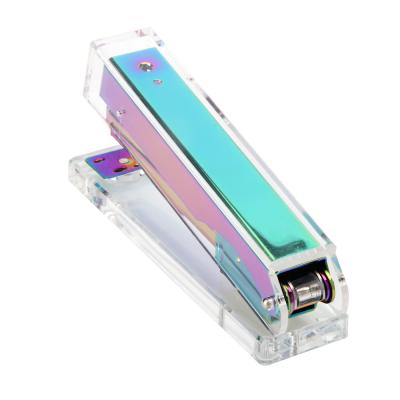 China Office European Modern Customizable Staplers Acrylic Stationery Book Stapler for sale