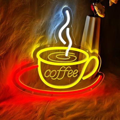 China Shops Cafe Neon Sign Led Light Acrylic Transparent Customized Bedroom,Party,Party Neon Sign Wall Decoration for sale