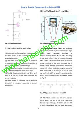 China Quartz Crystal Resonator，Oscillator & MCF for sale