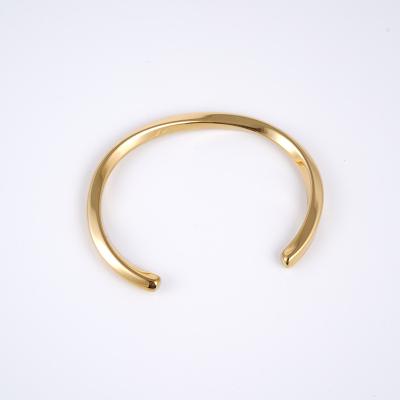 China New Hip Hop Stainless Steel Cuff Bangle Wire Trendy Expandable Minimalist Open Bangle for sale