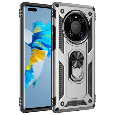 China Shockproof Soft TPU Hard PC Hybrid Phone Case Ring Kickstand Back Cover For Huawei Join 40 Pro 40 Pro+ for sale