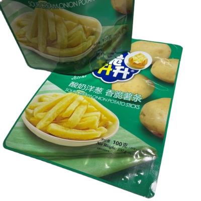 China High Quality Safety French Fries Packaging Bag Aluminized Plastic Packaging Bag for sale