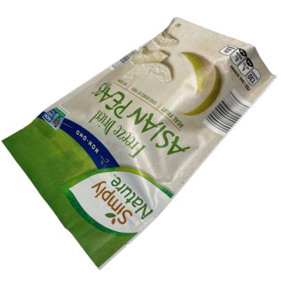 China Wholesale Customized Security Logo Vacuum Snack Mango Dried Fruit Packaging Plastic Bag for sale