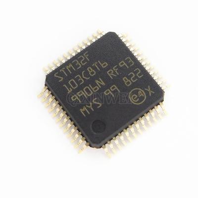 China STM32F103C8T6 LQFP-48 64kB 64kB Microcontrollers STM32F103 MCU 32 Bit Flash for sale