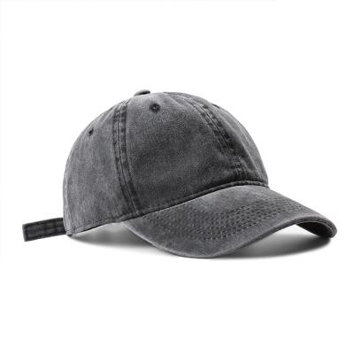 China COMMON washed cotton baseball cap hat men's and women's fashion sports hat for sale