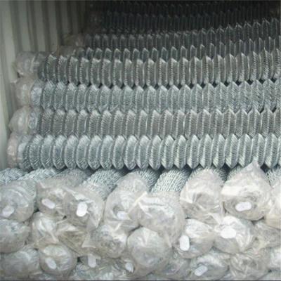 China Easily Assembled 6' 25ft Roll Chain Link Wire Mesh Fence For Border for sale