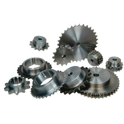 China Custom Conveyor Roller Stainless Steel Sprocket Group Wheel Duplex Idler Double Drive Machine Drive Chain Sprockets Bearing Sprocket for sale