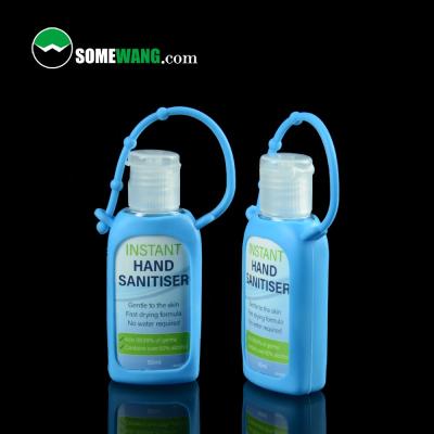 China BEAUTY PACKAGING Back To School 50ml Hand Sanitizer Bottles Empty Hand Sanitizer Bottle With Key Chain for sale