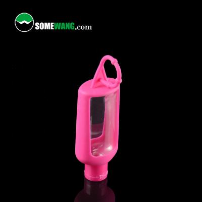 China BEAUTY PACKAGING Pink Empty Hand Sanitizer Bottles 30Ml Kids Mini Bottle Packaging Hand Sanitizer for sale