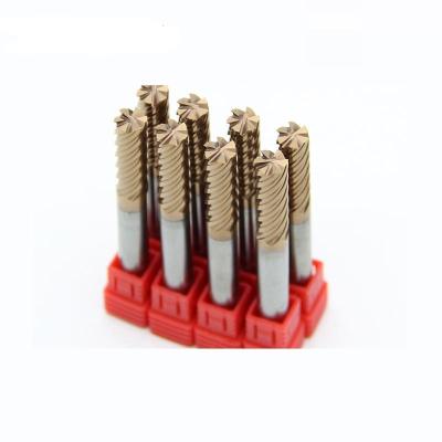 China 6 CNC Solid High Speed ​​Cutter Carbide Y-Cut Y-Cut Finishing Tools for Metal Processing for sale