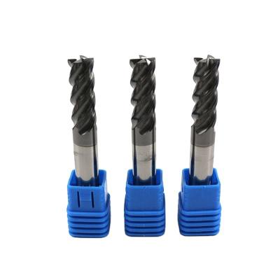 China 2-6 Flutes Precision Cutting Tool Solid Carbide End Mill Cutter 4 Flutes Carbide Cutter for sale