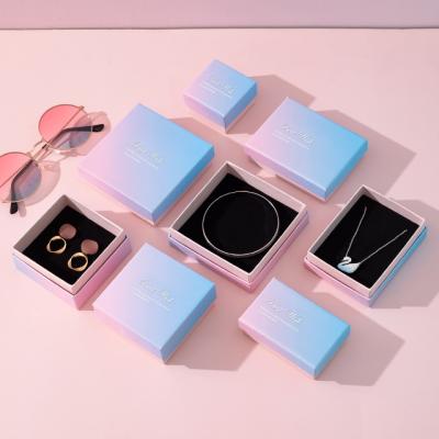 China Recycled Materials Taiyi Hot Sale Jewelry Packaging Boxes Gradient Gift Box Packaging for sale