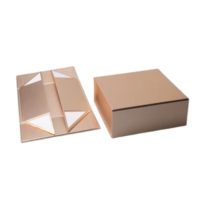 China TaiYi High Quality Magnetic Box Recycled Materials For Jewelry Luxury Foldable Black Cardboard UV Box With Magnet For Gift for sale