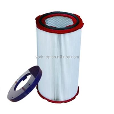 China YORK Powder Dust Air Filter Cartridge Anti-Static / Low Resistance / High Efficiency for sale